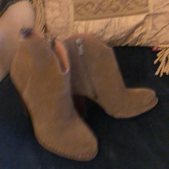 Frye Brown Suede Ankle Boots - Picture 4 of 7